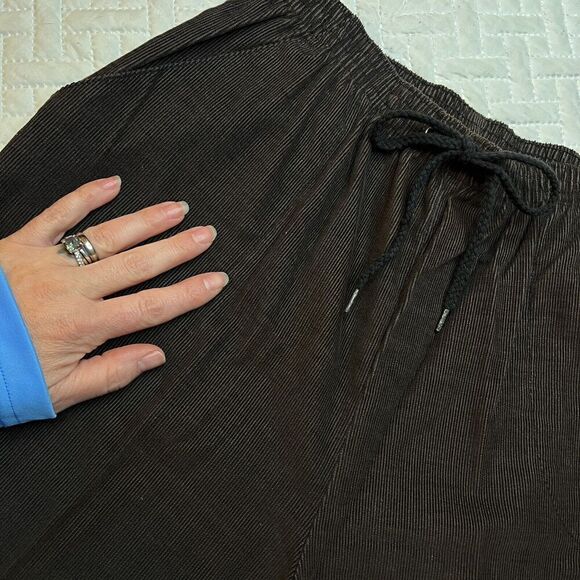 NEW Womens VINTAGE Corduroy Pants Medium High Waist Single Stitch Retro Trouser - Picture 4 of 7